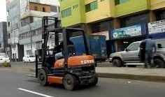 driving forklifts on the road