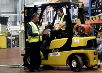 basic training course for forklift operators